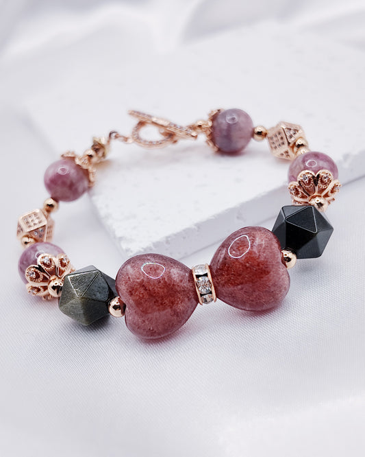 *NEW* I Heart You - Minny, Strawberry Quartz