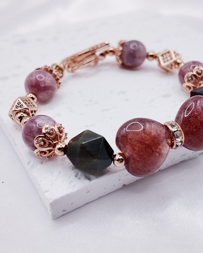 *NEW* I Heart You - Minny, Strawberry Quartz
